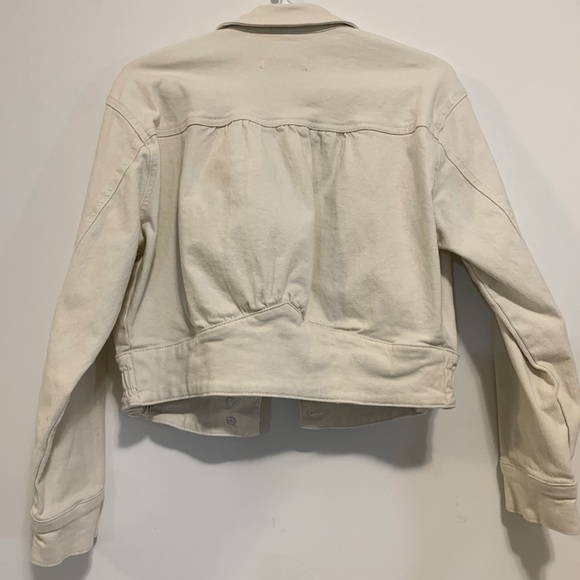 And Now This XS New Cream Jean Jacket - Picture 3 of 3